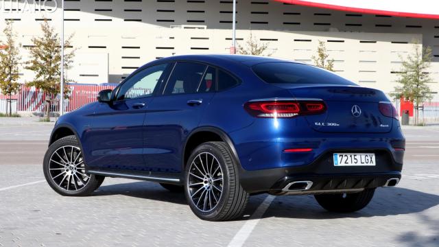 Así es el Mercedes GLC Coupé híbrido enchufable.