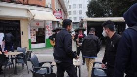 Los mariachis que acompañaron a los miembros de Meriton por Valencia. Foto: Twitter (@LibertadVCF)