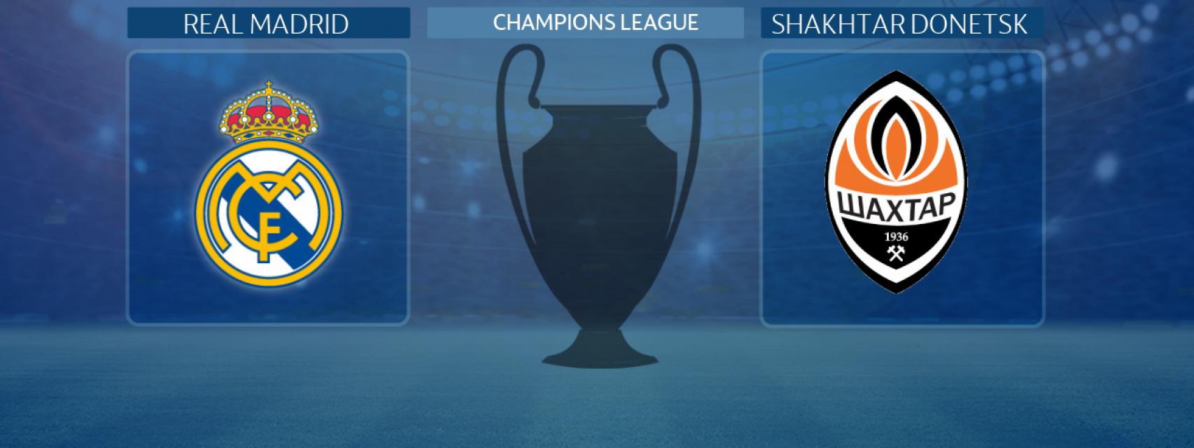 Real Madrid - Shakhtar Donetsk, partido de la Champions League