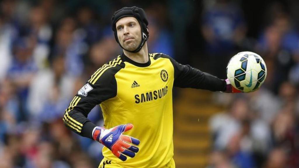 Petr Cech, en un partido con el Chelsea