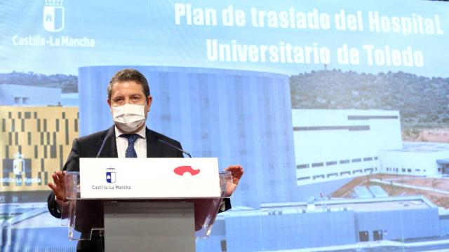 Emiliano García-Page, este martes en el Palacio de Fuensalida. Fotos: Ó. HUERTAS.