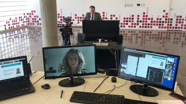 La presidenta de la Fundación Cotec, Cristina Garmendia, en su charla en el Foro de Consejeros de Redit.