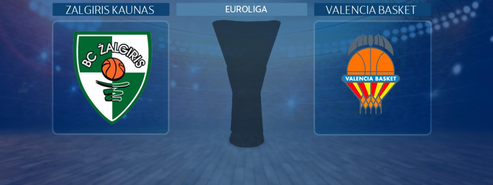 Zalgiris Kaunas - Valencia Basket, partido de la Euroliga