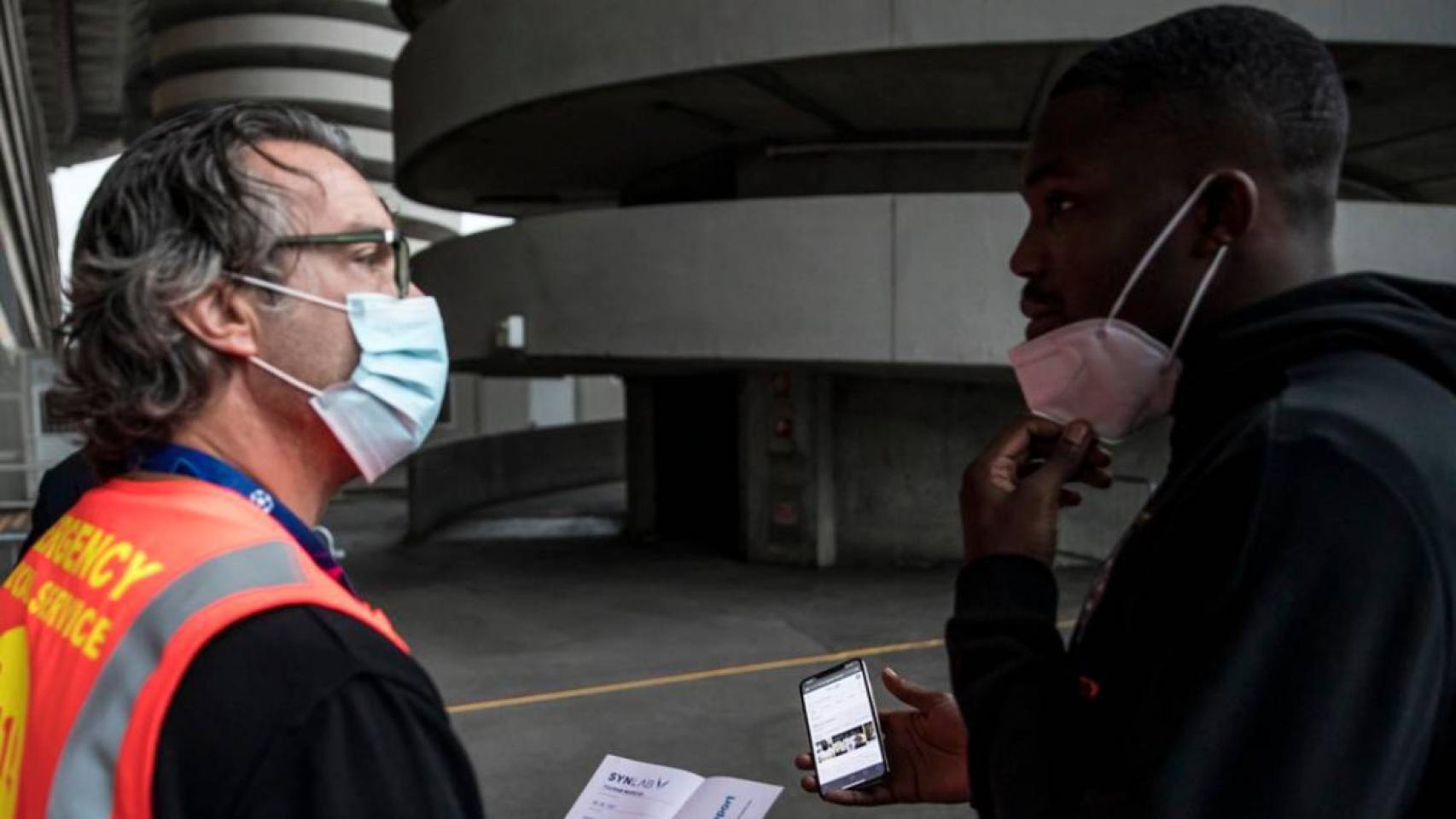 Marcus Thuram, pasando el reconocimiento facil en el Giuseppe Meazza