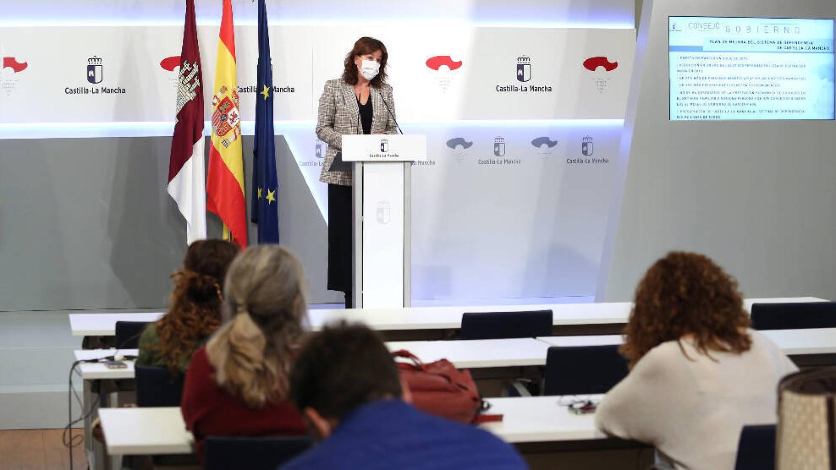 Blanca Fernández, portavoz del Gobierno de Castilla-La Mancha (Ó. HUERTAS)