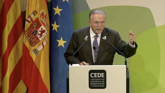 Isidro Fainé, durante una intervención en la CEDE.