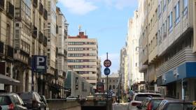 La calle Picavia de A Coruña.