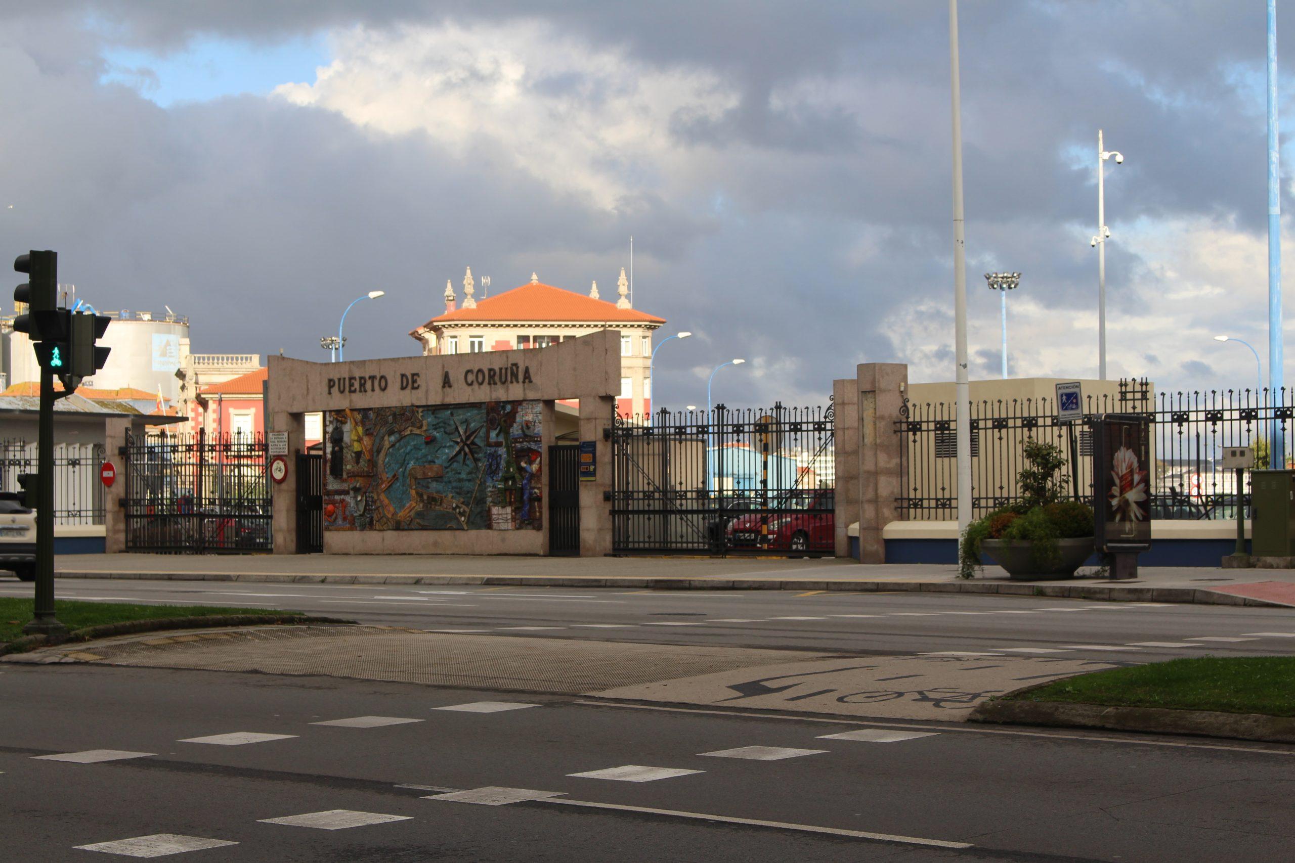 Entrada al Puerto de A Coruña.