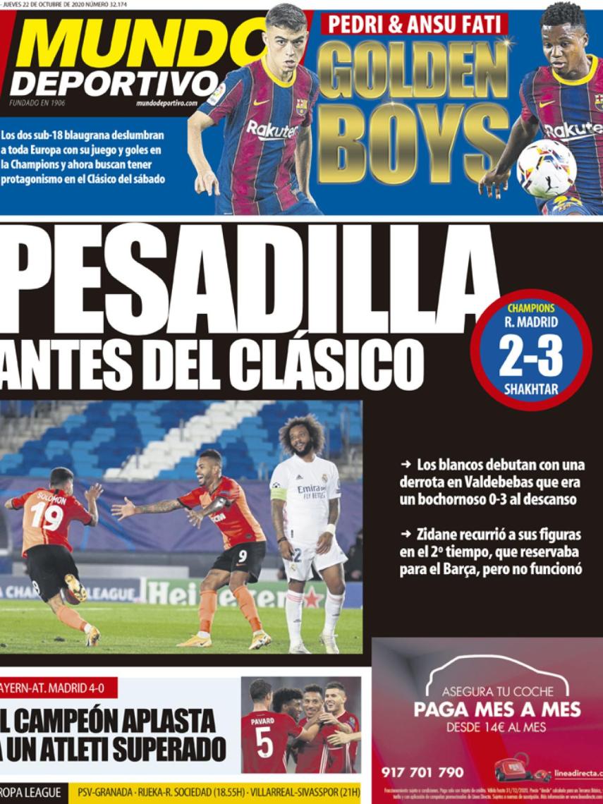 Portada Mundo Deportivo