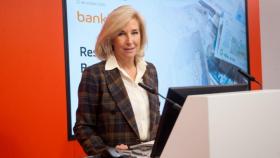 María Dolores Dancausa, CEO de Bankinter, durante la presentación de resultados del 3T.