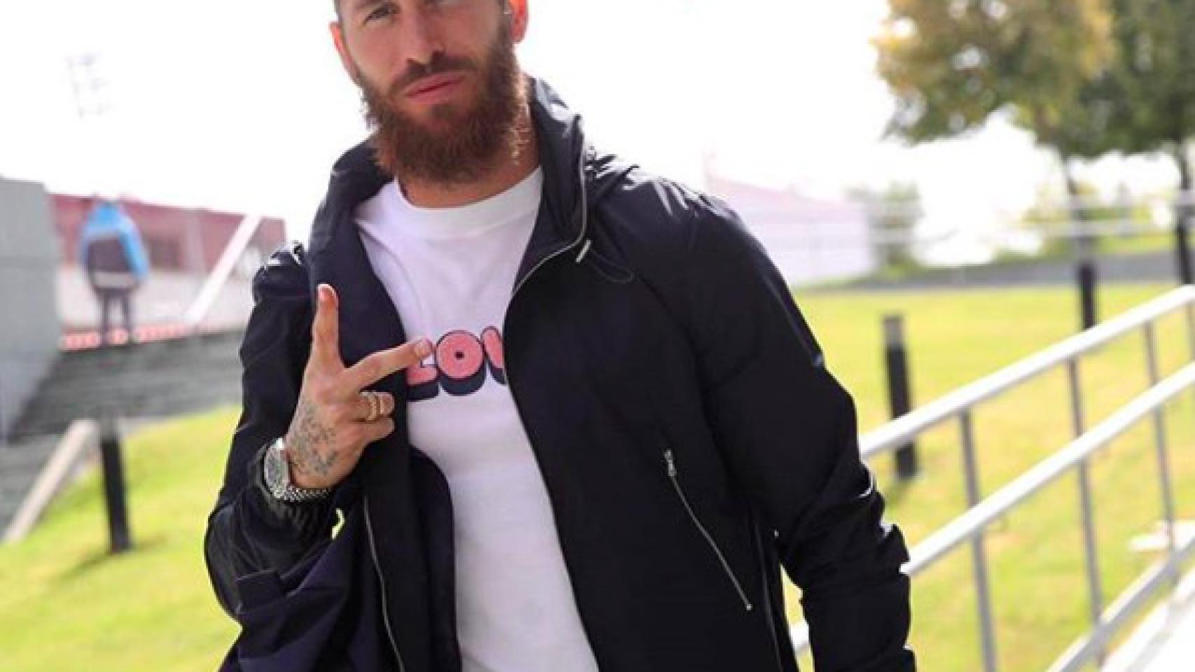 Sergio Ramos, con la Selección