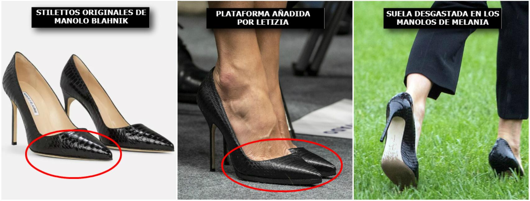 La reina Letizia adapta sus zapatos de tacón para que siempre luzcan impecables y ella pueda ir más cómoda.