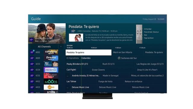 Nueva interfaz de Samsung TV.