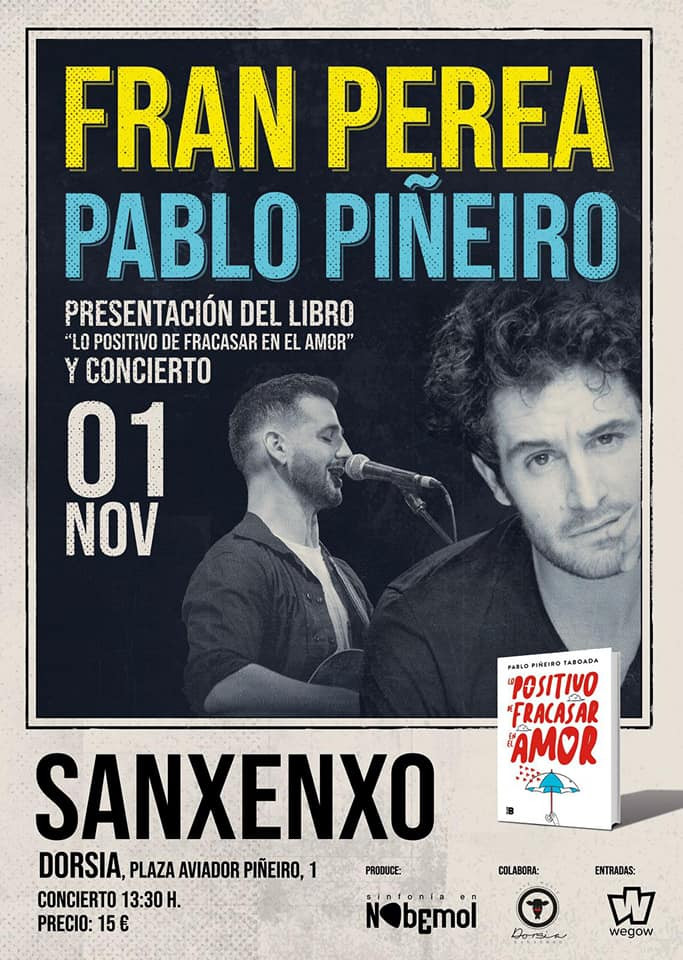 Cartel presentación en Sanxenxo