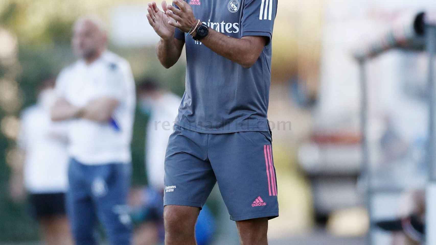 Raúl González, durante un partido del Real Madrid Castilla de esta temporada
