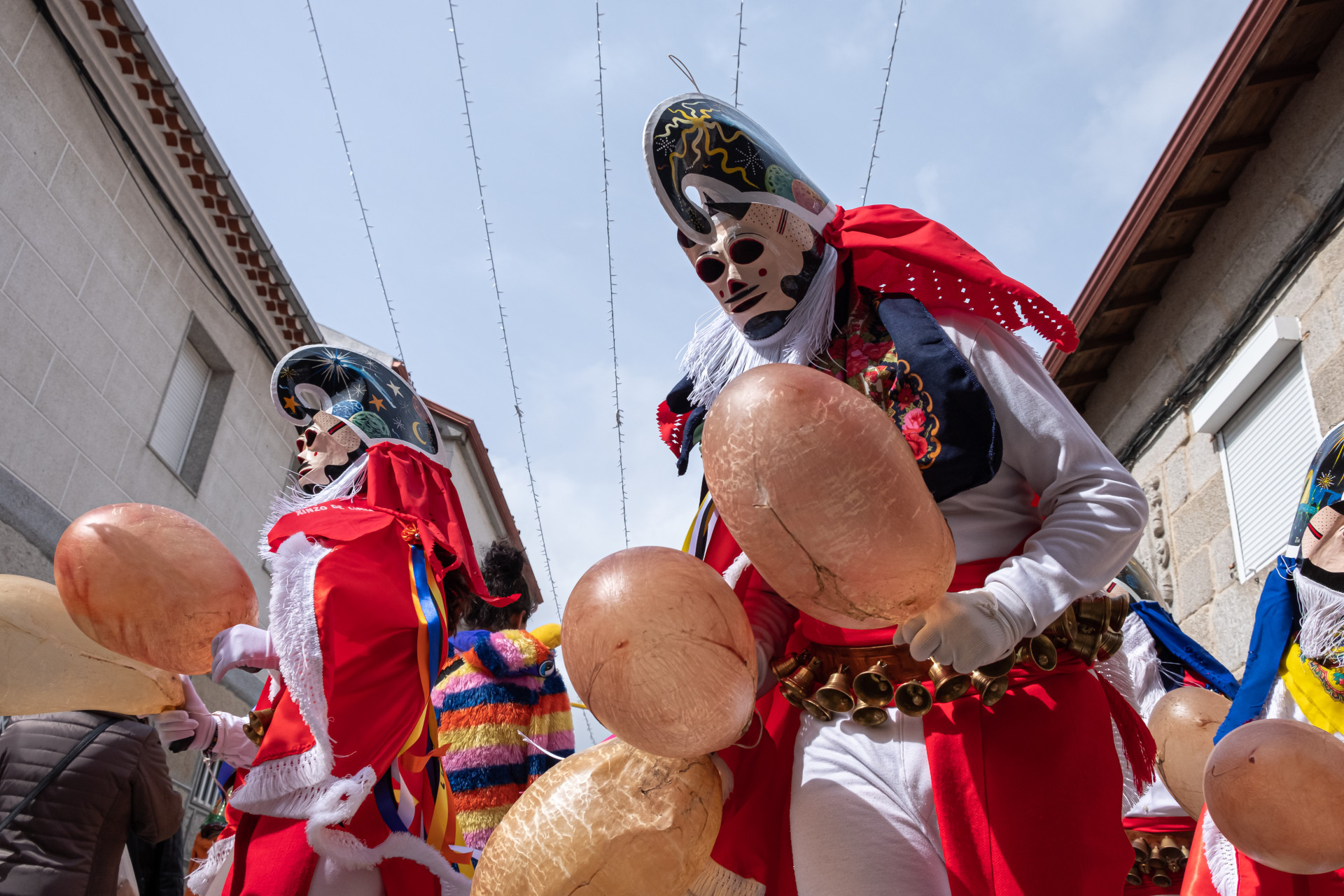Pantallas en el Carnaval de Xinzo de Limia. Foto: Shutterstock