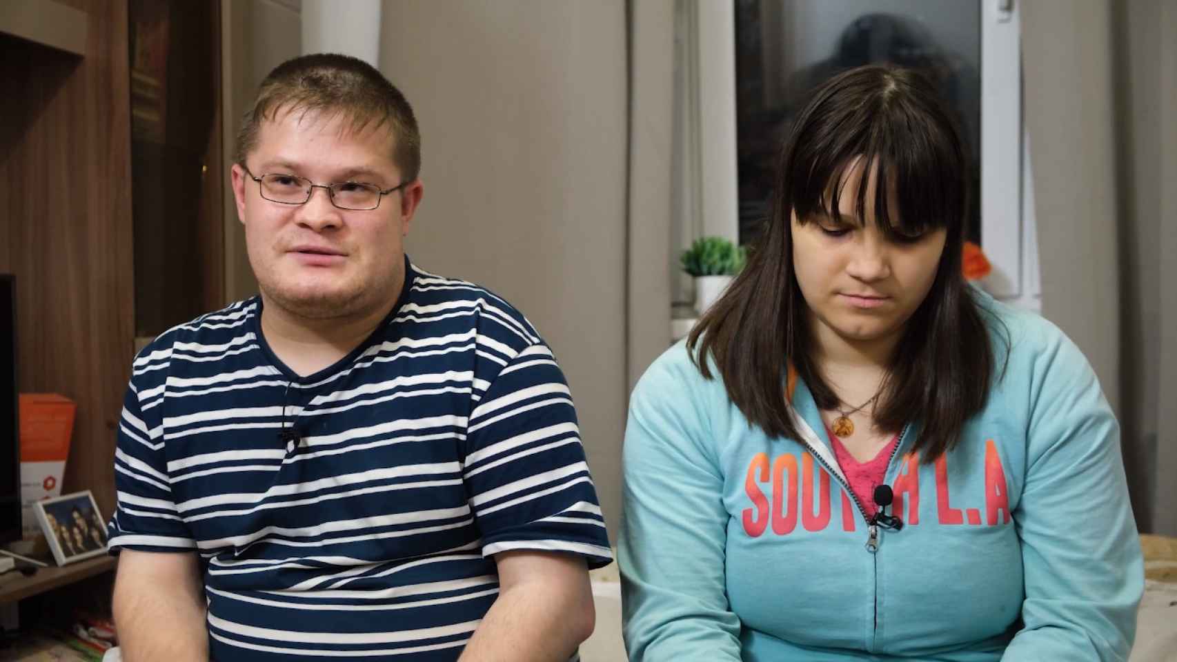 Vladimir y Anna Bakhteyeva en el reportaje publicado por 'Lampa Yekaterinburg'