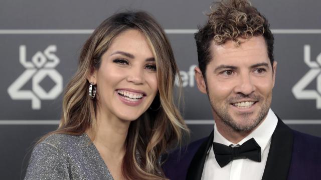 David Bisbal y Rosanna Zanetti, durante un evento en Madrid.