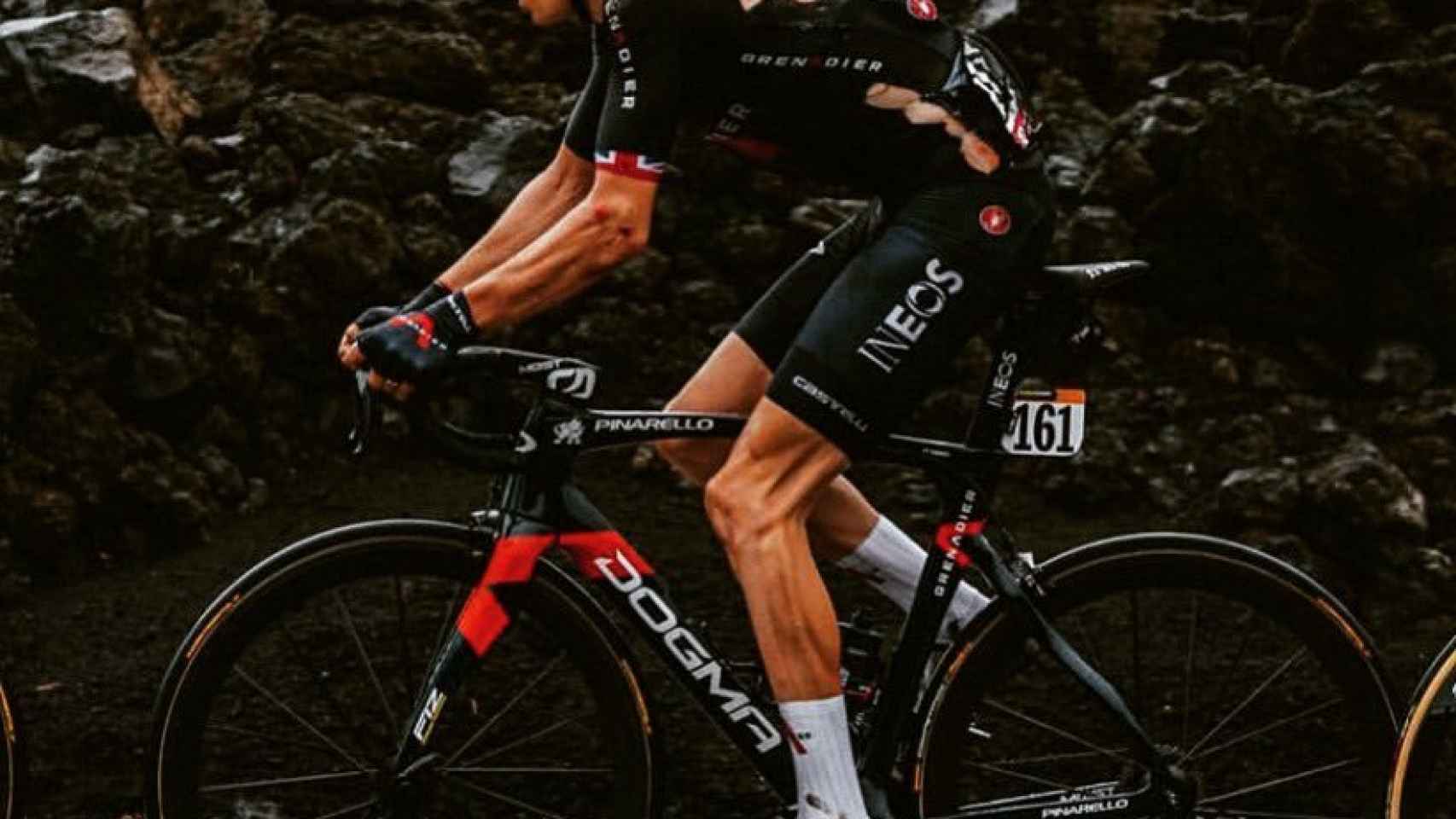 Geraint Thomas, tras su caída en el Giro de Italia 2020