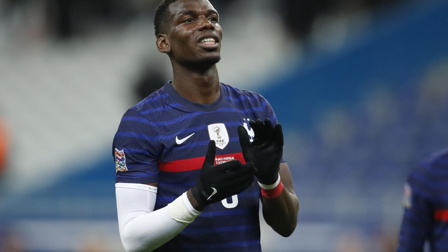 Paul Pogba, en un partido de la selección de Francia de la UEFA Nations League 2020/2021