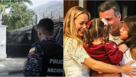 La embajada venezolana en la que Leopoldo López permaneció los últimos meses.