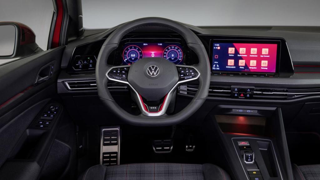 Interior del Volkswagen Golf GTI.