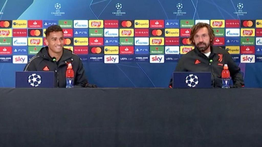 Pirlo y Danilo, en rueda de prensa de la Champions League 2020/2021