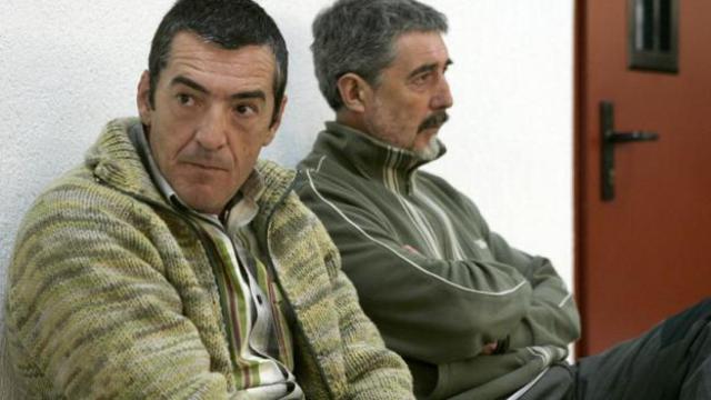 José Antonio Borde (i) y Sebastián Echaniz, encausados y presuntos miembros del «Comando Vizcaya» de ETA.