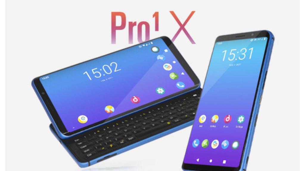 El Pro1-X, un teléfono alternativo a los iPhone y Android