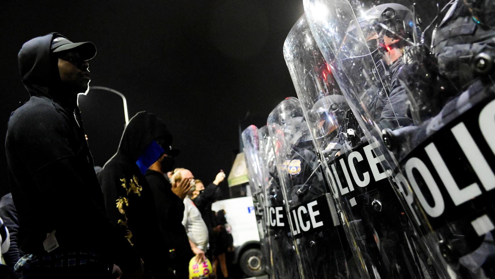 Las protestas en Filadelfia.