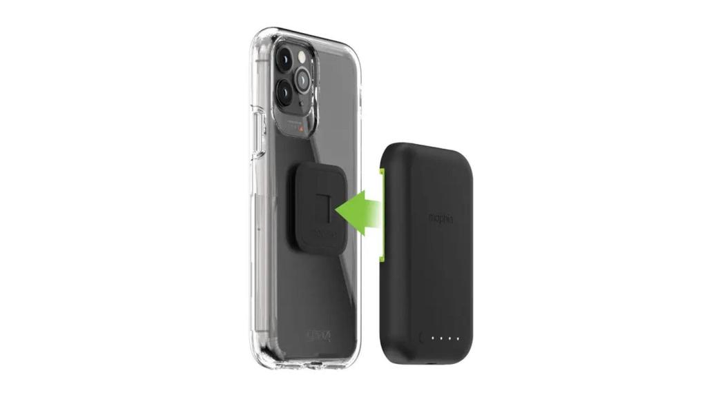 La Mophie Juice Connect es una batería portátil que recarga de manera inalámbrica