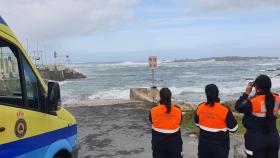 temporal portiño olas surfistas