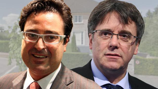 David Madí y Carles Puigdemont.