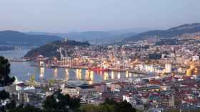 Vista de la ciudad de Vigo