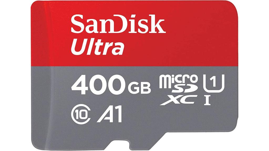 Tarjeta SD de 400 GB.