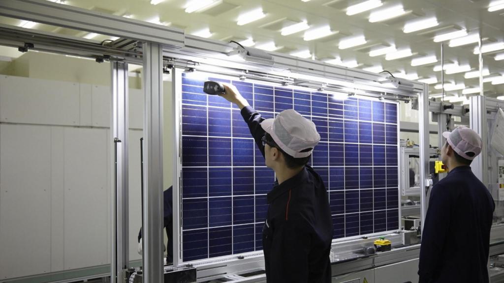 Fábrica de módulos solares de Hanwha Q Cells