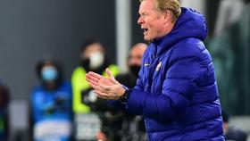 Ronald Koeman, con el Barcelona