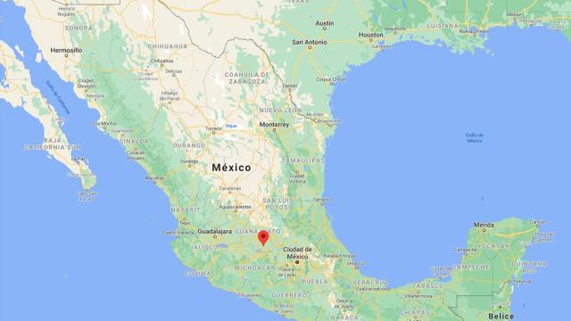 El lugar donde se han encontrado los cuerpos, en México.