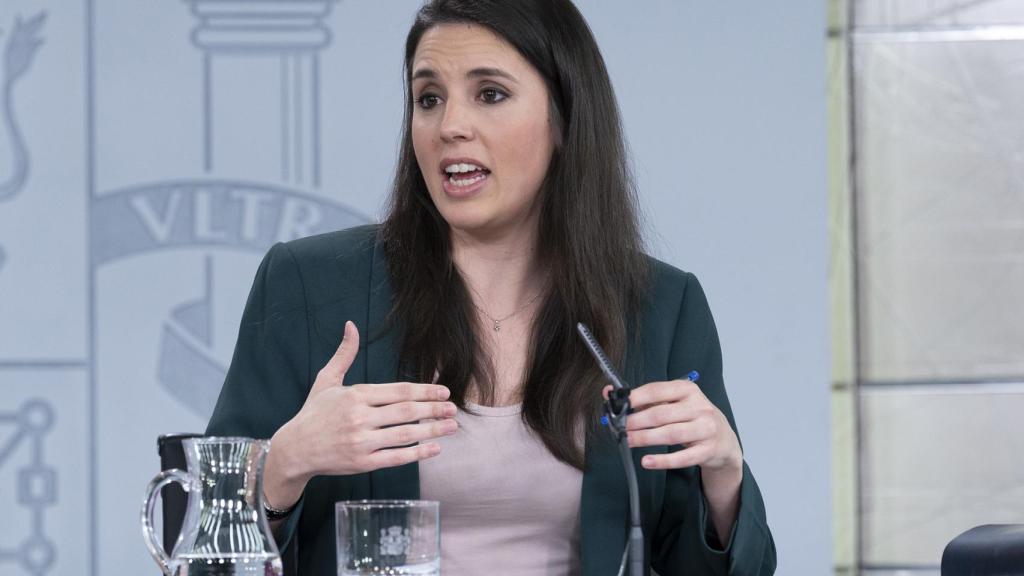 Irene Montero, ministra de Igualdad.