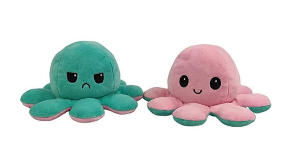 Un pulpo reversible, el peluche que está triunfando en las redes sociales