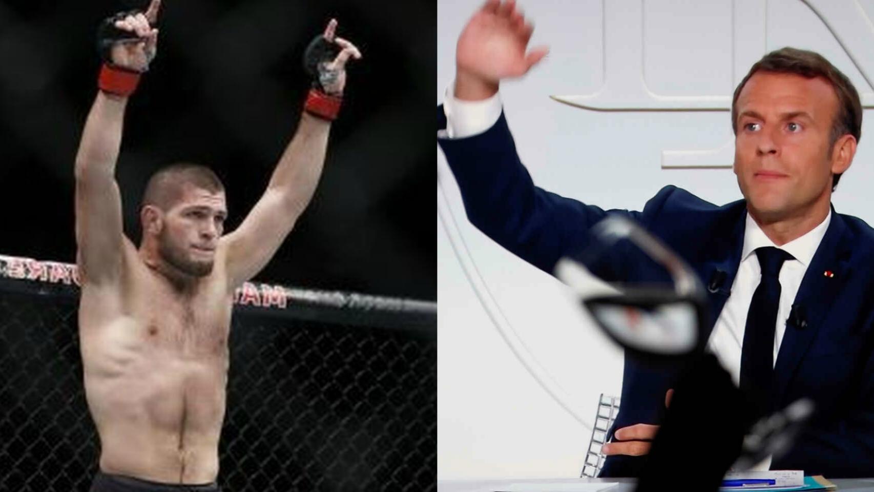 Khabib y Macron