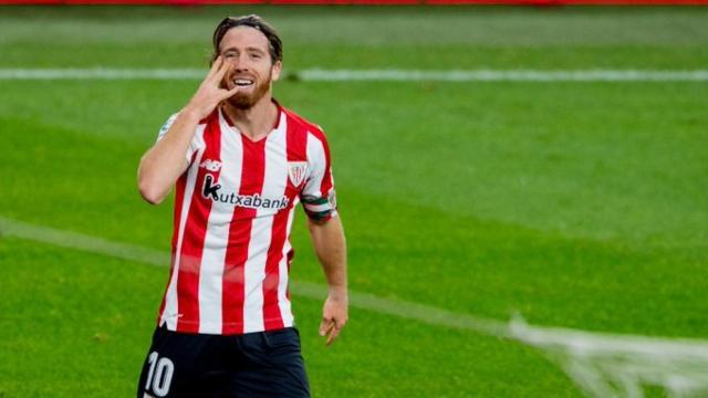 Muniain celebra su gol con el Athletic ante el Sevilla, en la jornada 8 de La Liga