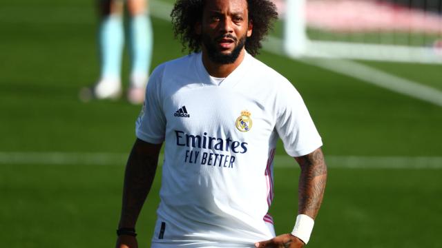 Marcelo durante el partido frente al Huesca