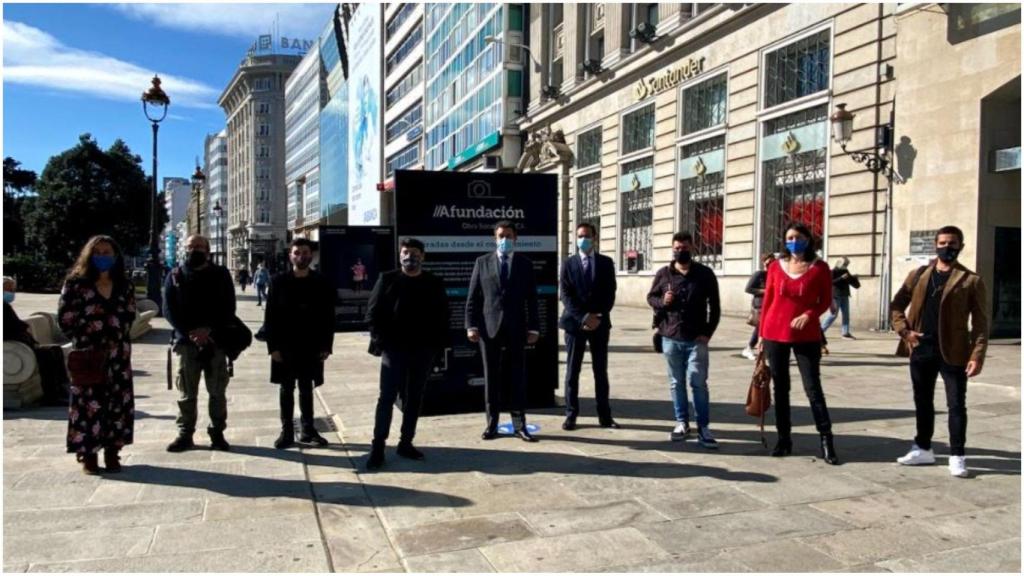 Presentación de la exposición en A Coruña-