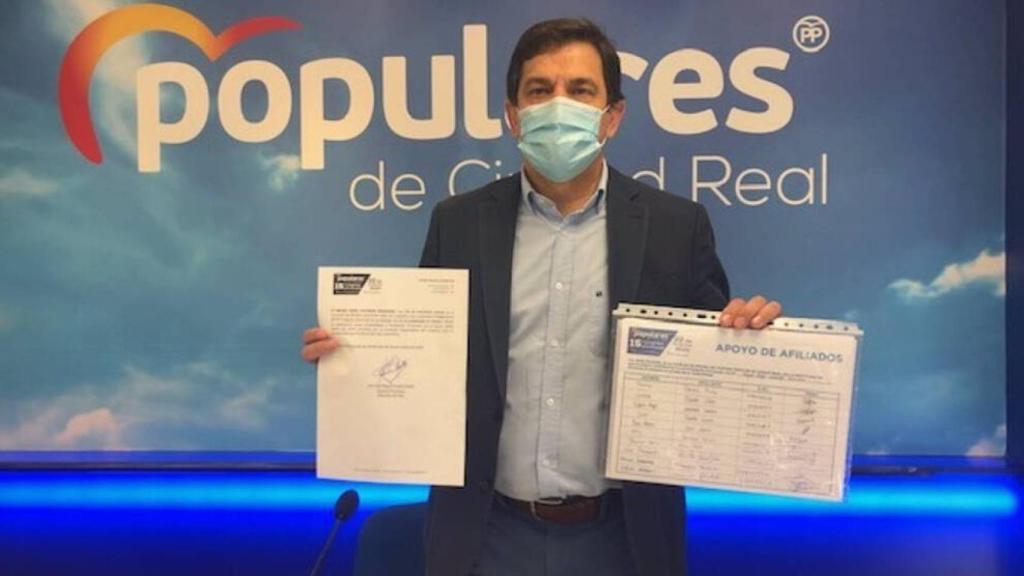 Miguel Ángel Valverde presenta sus avales para concurrir a la Presidencia del PP de Ciudad Real - PP