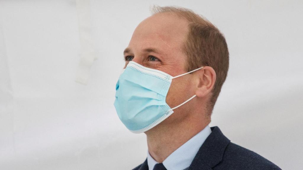 El príncipe Guillermo, durante la inauguración The Royal Marsden, en Surrey.