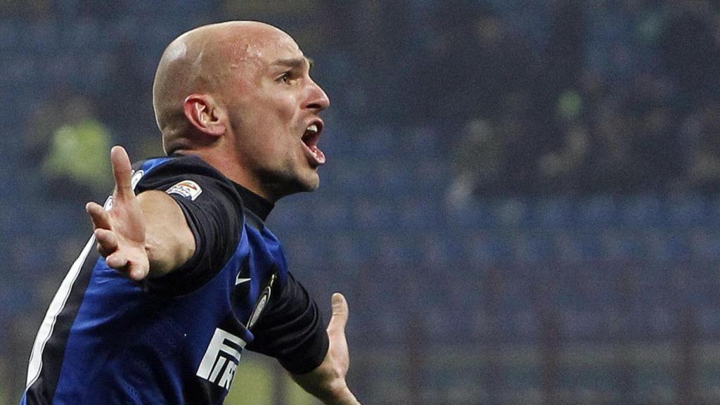 Estebán 'Cuchu' Cambiasso, en un partido del Inter de Milán