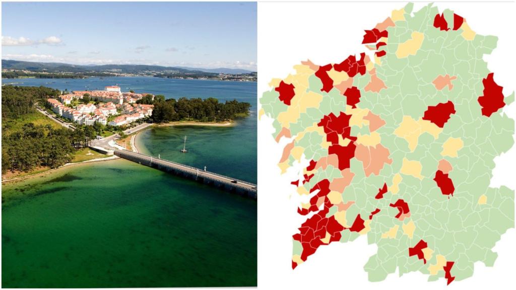 Suben a 51 los municipios gallegos en alerta roja, uno más que ayer