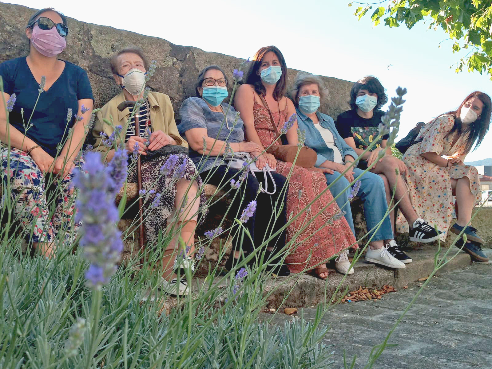 Excursión a Bouzas durante una actividad de ocio grupal.