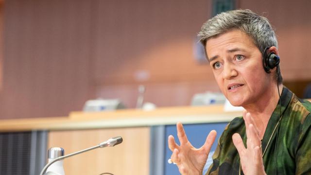 La vicepresidenta y Comisiaria europea de la Competencia, Margrethe Vestager